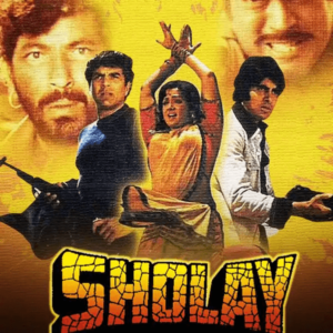 Sholay (1975), movie poster